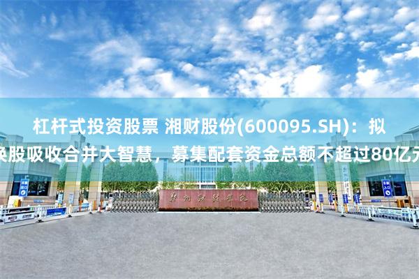 杠杆式投资股票 湘财股份(600095.SH)：拟换股吸收合并大智慧，募集配套资金总额不超过80亿元