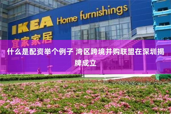 什么是配资举个例子 湾区跨境并购联盟在深圳揭牌成立